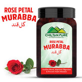 Rose Petal (Gulkand) Murabba - Made from Pure Rose Petals, Purifies Blood, Boost Digestion, Relieves Acidity & Protect Against Heart Diseases