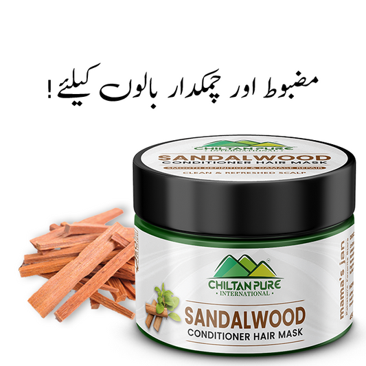 Sandalwood Hair Conditioning Mask – Total-Care Conditioner Enriched With Naturally Balancing Herbs & Fragrant Invigorating Essential Oils
