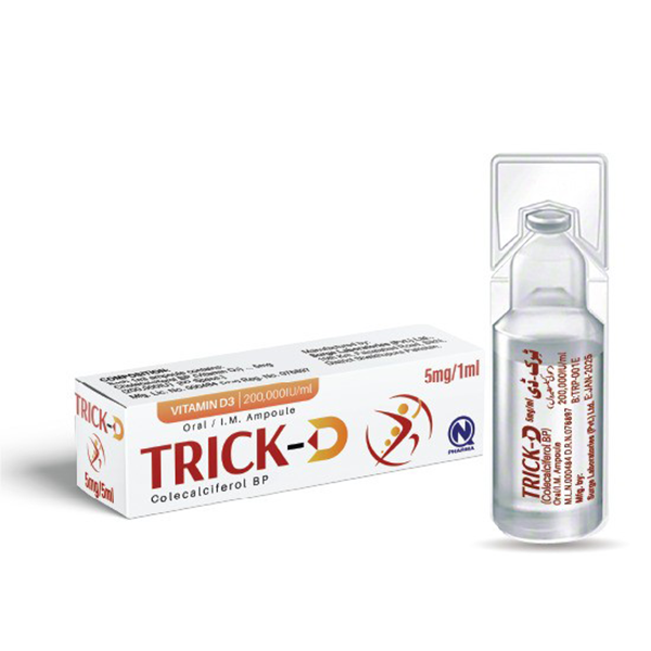 Trick-D 200,000Iu Injection 5mg/1ml (1 Box = 1 Injection)