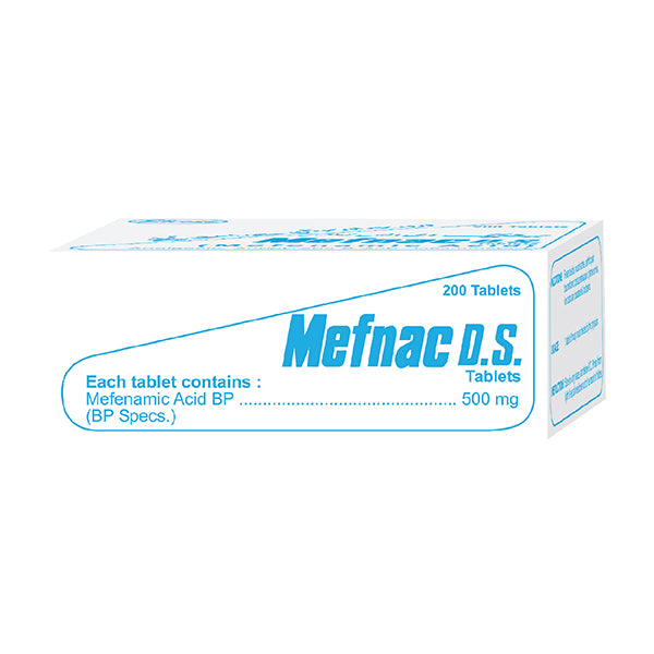 Mefnac Ds Tablets 500mg (1 Strip = 10 Tablets)
