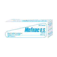 Mefnac Ds Tablets 500mg (1 Strip = 10 Tablets)