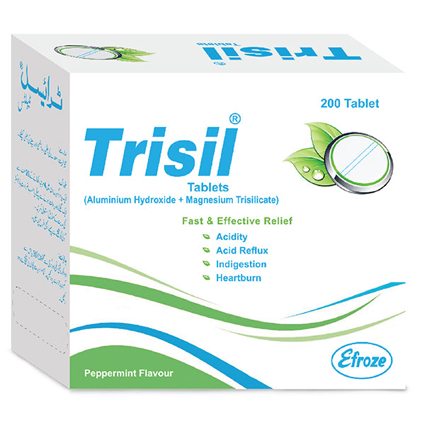 Trisil Tablets (1 Box = 20 Strips ) (1 Strip = 10 Tablets)