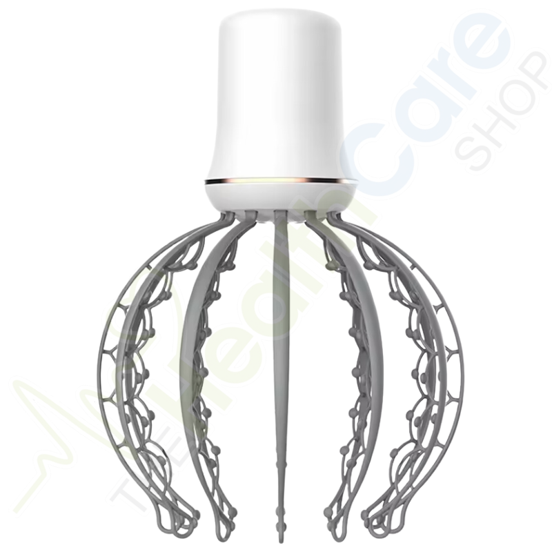 Electric Octopus Head Massager Vibration Massage With 3 Modes Detachable 12 Claws For Scalp Migraine Relief - The Healthcare Shop Pakistan