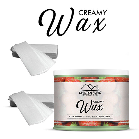 Body Hair Removal Wax – With Aroma of Ripe Red Strawberries