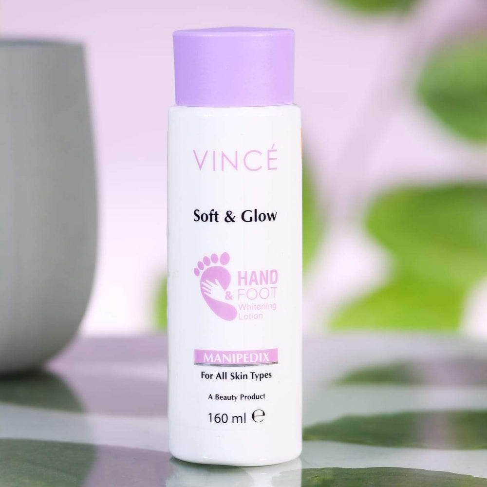 VINCE SOFT & GLOW HAND & FOOT WHITENING LOTION 160ML Default Title - MamasJan skincare