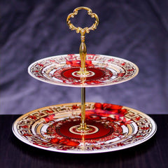 DISH CAKE ROYAL BISTRO 2TIRE K105-2-209 Default Title - MamasJan Crockery
