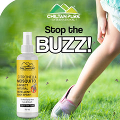 Citronella Mosquito Natural Repellent Body Spray – Works against mosquito, Eliminate infections, Contain Anti-inflammatory properties – 100% natural