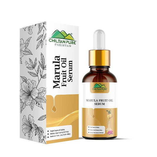Marula Fruit Oil Serum - Moisturizes Skin, Fight Signs of Aging, Reduce Wrinkles, Makes Hair Strong & Shiny