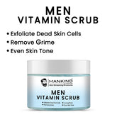 Men Vitamin Scrub – Exfoliates Dead Skin Cells, Remove Grime, Unclog Pores & Promotes Better Shave 100ml