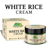 White Rice Cream – Improves Skin Texture, Gentle Exfoliant, Makes Skin Glowy, Soothes Sunburn & Irritation