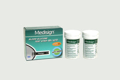 Medisign Blood Glucose Test Strips Ms 1 2 X 25 - The Healthcare Shop Pakistan