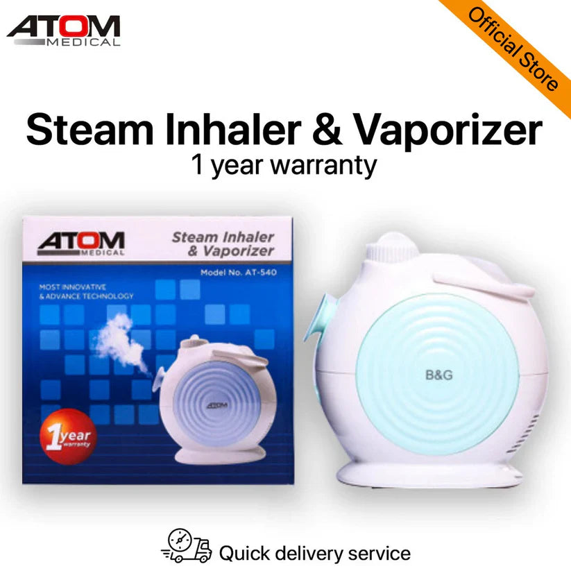 Atom Steam Inhaler And Vaporizer Humidifier - The Healthcare Shop Pakistan