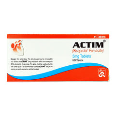 Actim Tablets 5mg (1 Box = 1 Strip)(1 Strip = 14 Tablets)