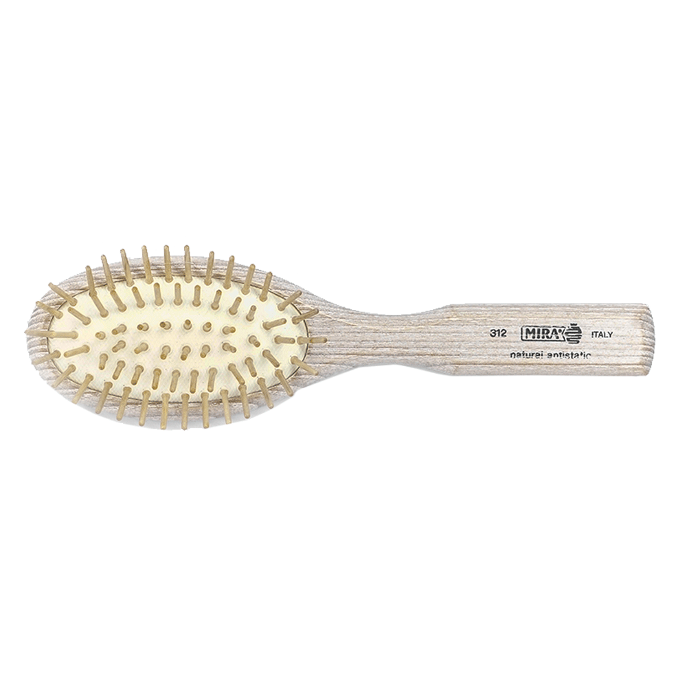 Mira Hair Brush Wooden Art-312 Default Title - MamasJan s