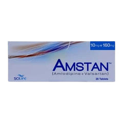 Amstan Tablets 10/160mg (1 Box = 1 Strip)(1 Strip = 14 Tablets)