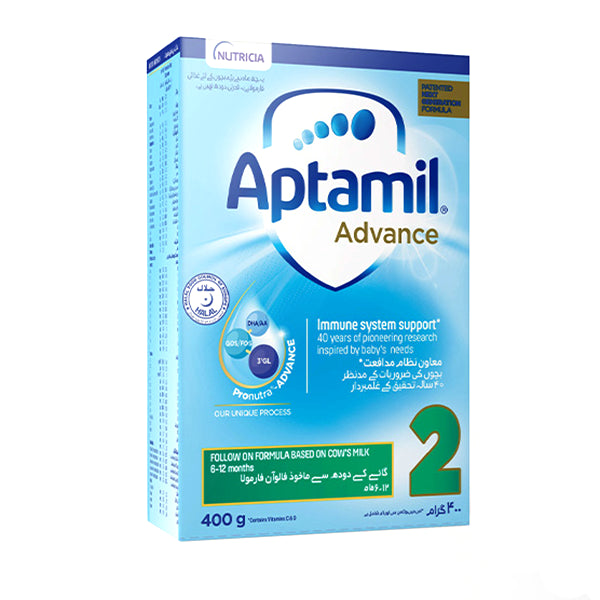 Aptamil Advance 2 - Next Generation Follow-on Formula Milk Powder 400g (Soft Pack)