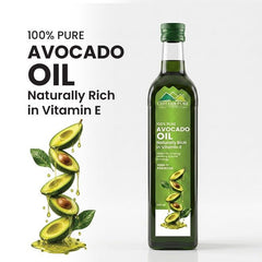 Avocado Oil 500ml Premium Glass Bootle Packing 100% Pure Oil - Mamasjan