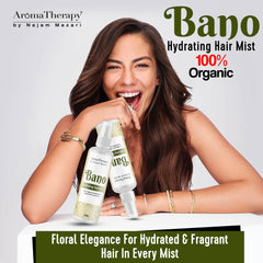 Bano Hydrating Hair Mist - Floral Elegance for Hydrated & Fragrant Hair in Every Mist - 💯Organic