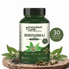 Bhringraj Capsule 100% Natural Bhringraj Tablets 30 Per Bottle 500mg - Mamasjan