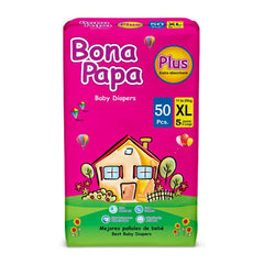 Bona Papa Baby Diapers Super Junior Extra Large size 5 50Pcs