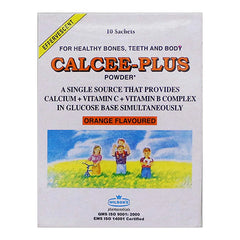 Calcee-Plus Powder Orange Sachets (1 Box = 10 Sachets)