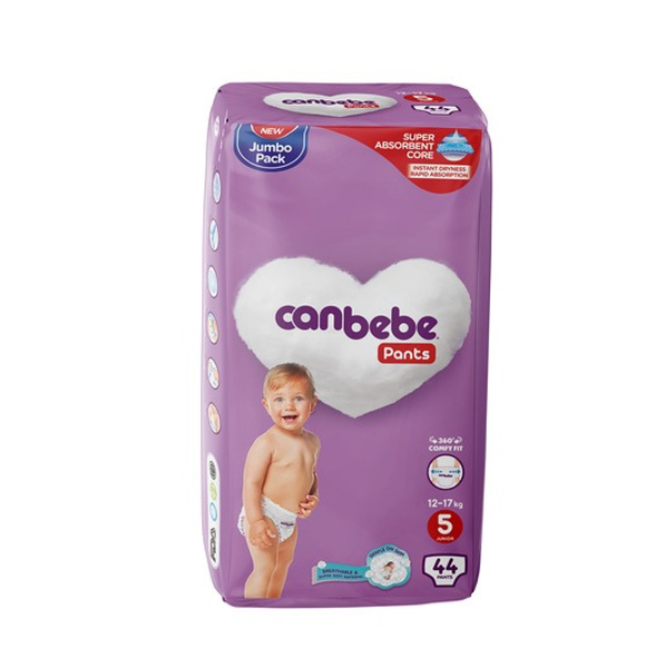 Canbebe Baby Diapers Jumbo Pack Junior size 5 44Pcs