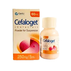 Cefaloget 60Ml Oral Suspension 250Mg/5Ml