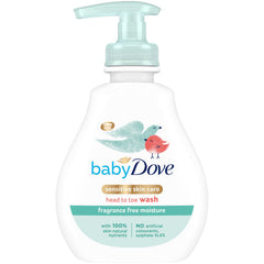 DOVE BABY HEAD TO TOE WASH FRAGRANCE FREE MOISTURE 200 ML Default Title - MamasJan Grocery Nonfood