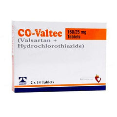 Co-Valtec Tablets 160/25mg (1 Strip = 14 Tablets)