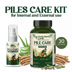 Complete Bawaseer Care Kit – PilesCare Tablets + PilesCare Oil (Internal + External Relief) – ChiltanPure - ChiltanPure