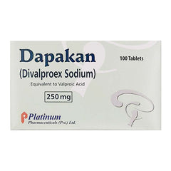 Dapakan Tablets 250mg (1 Box = 10 Strips) (1 Strip = 10 Tablets)
