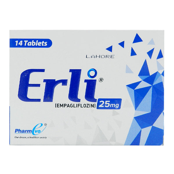 Erli Tablets 25mg (1 Box = 2 Strips) (1 Strip = 7 Tablets)