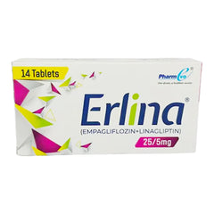 Erlina Tablets 25mg/5mg (1 Strip = 7 Tablets)