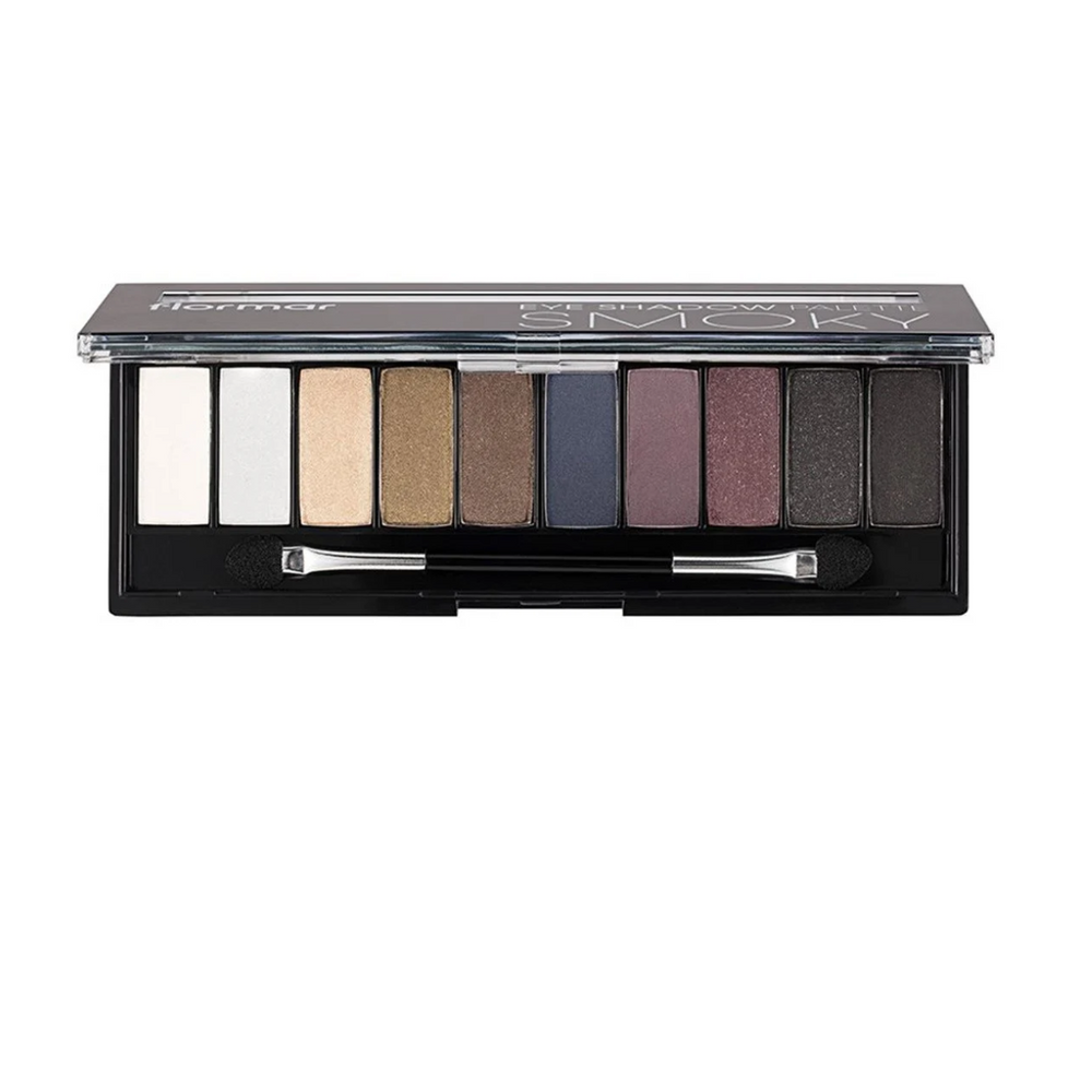 FLORMAR EYESHADOW PALETTE 02 SMOKY PC Default Title - MamasJan Makeup