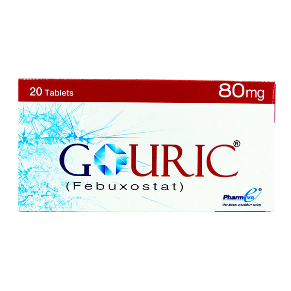 Gouric Tablets 80mg (1 Box = 2 Strips) (1 Strip = 10 Tablets)
