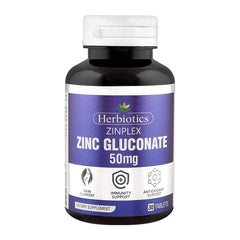 Herbiotics Zinplex Tablets 50mg (1 Bottle = 30 Tablets)