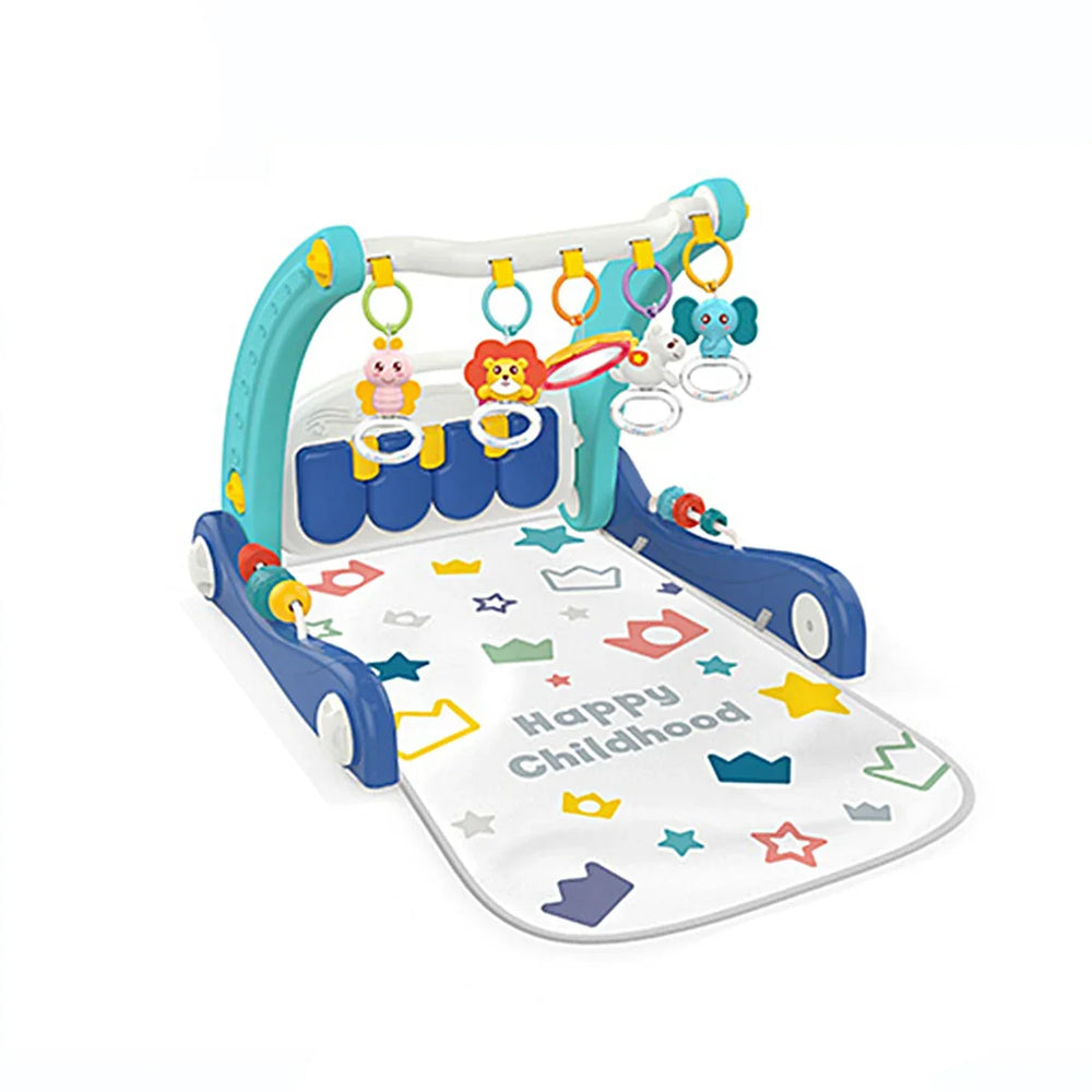 HE0633 MUSICAL 2 IN 1 PIANO WALKER A.I Default Title - MamasJan Toys