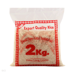 RICE BASMATTI EXPORT QUALITY 2 KG Default Title - MamasJan Grocery