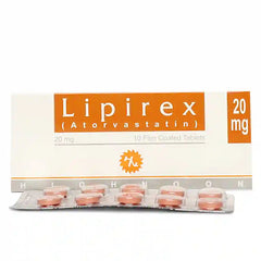 Lipirex Tablets 20mg (1 Strip = 10 Tablets)