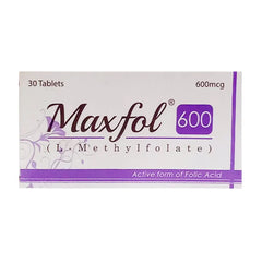 Maxfol Tablets 600mcg (1 Box = 3 Strips) (1 Strip = 10 Tablets)