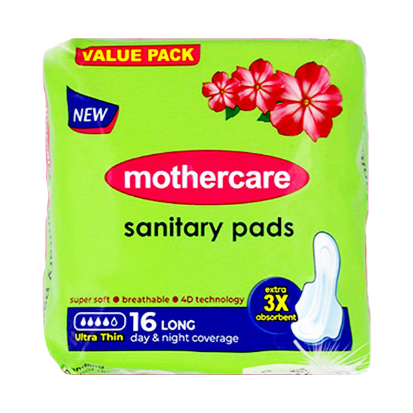 Mothercare Ultra Thin long Sanitary Pads 16Pcs