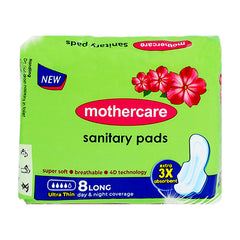 Mothercare Ultra Thin long Sanitary Pads 8Pcs