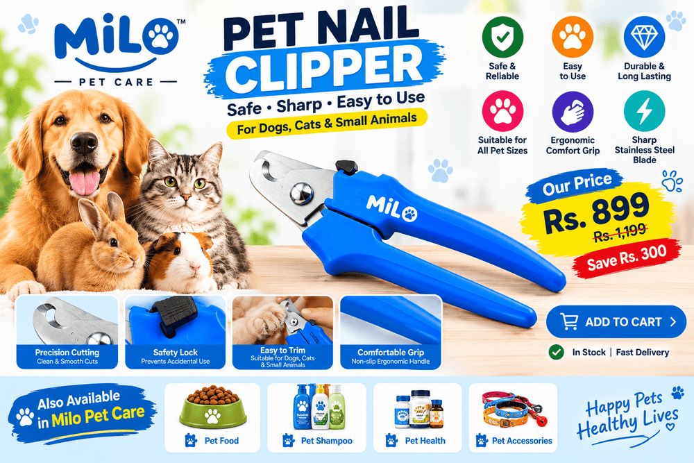 MILO Pet Nail Clipper for Dogs & Cats - Mamasjan