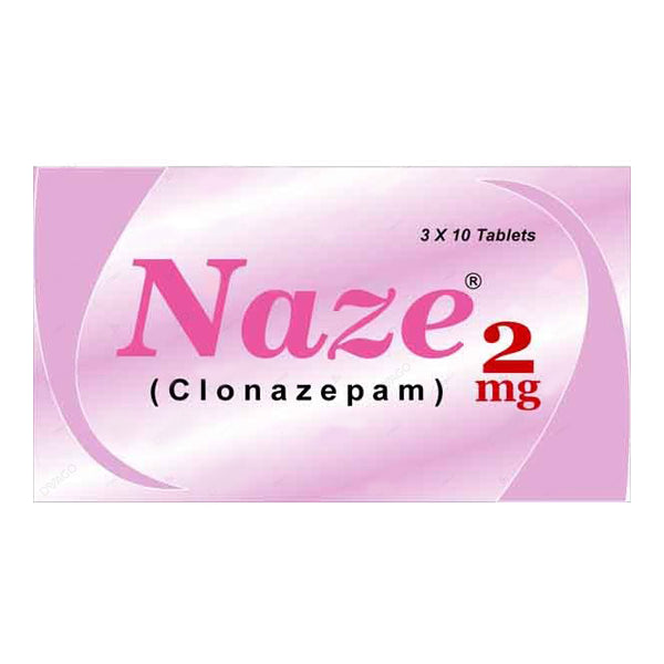 Naze Tablets 2mg (1 Box = 3 Strips) (1 Strip = 10 Tablets)