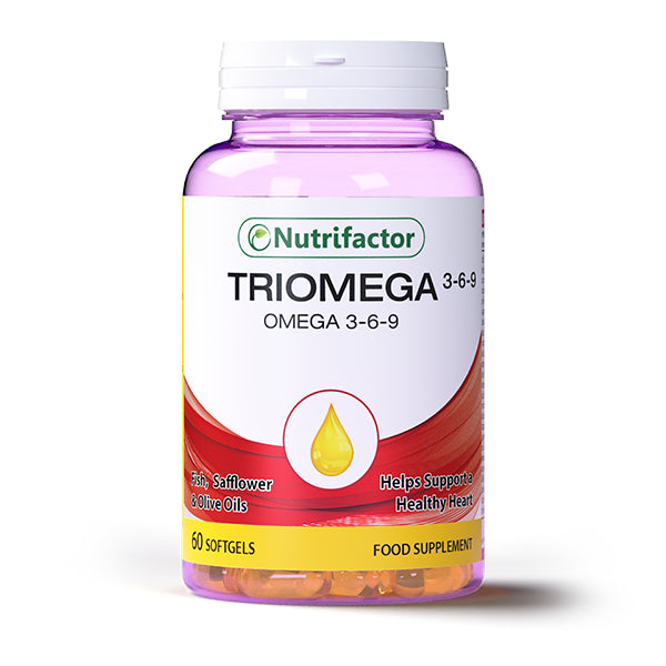 Nutrifactor Triomega 3.6.9 Softgels (1 Bottle = 60 Softgel Capsules)