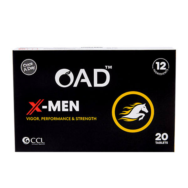Oad X-Men Tablets (1 Box = 2 Strips) (1 Strip = 10 Tablets)