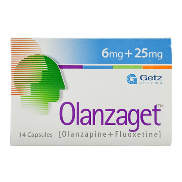 Olanzaget Tablets 6mg/25mg (1 Box = 2 Strips) (1 Strip = 7 Tablets)