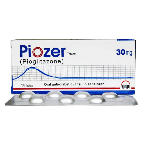Piozer Tablets 30mg (1 Strip = 7 Tablets)