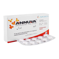 Novartis Pharmaceuticals Annuva Tablet, 50mg, 1-Strip product image - Mamasjan