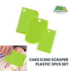 Plastic Cake Icing Scraper / پلاسٹک کیک آئسنگ اسکریپر - ChiltanPure